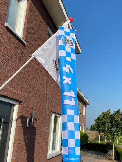 bellebloazers jubileum wimpel